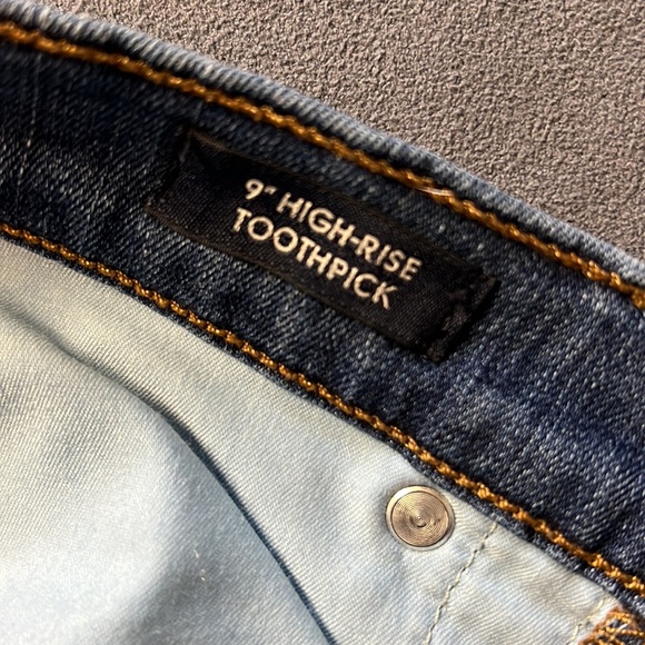 GUC J.Crew 9 inch destroyed high rise toothpick size 26 - Picture 5 of 11